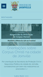 Mobile Screenshot of diocesejoinville.com.br